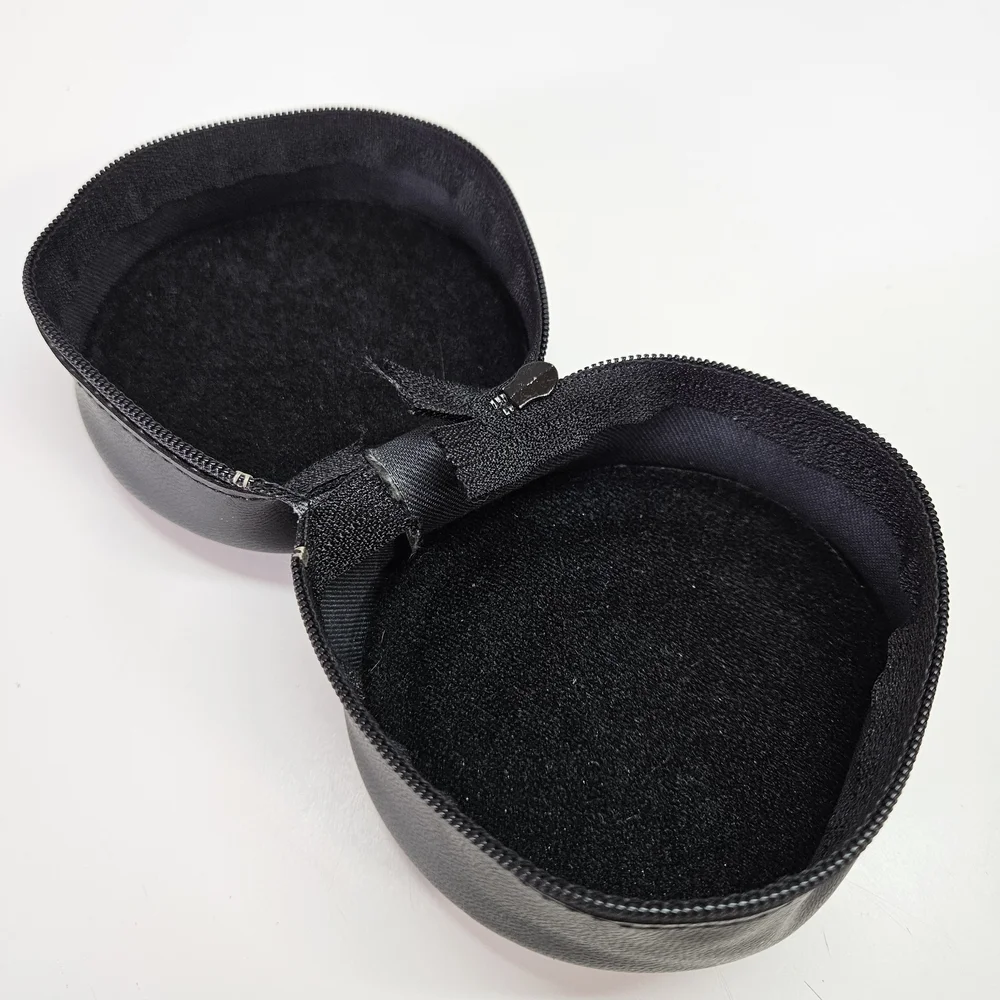Canon Black Soft Zipper Close Camera Lens Case Storage 2.5